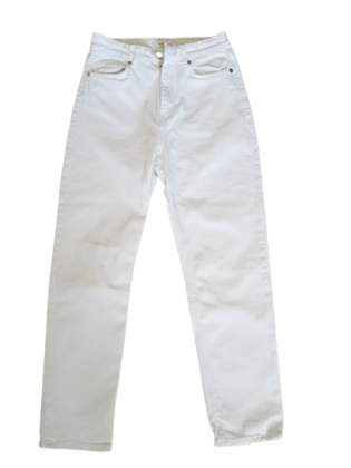 Spodnie jeansowe białe &quot;M&quot;