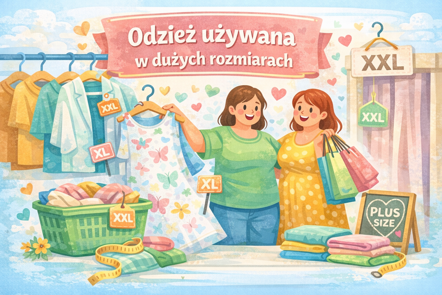 Odzież używana duże rozmiary